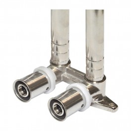 (E2)Comisa dubbele aansluiting gekoppeld haaks voor warm/ koud water hart op hart 37.5 mm art.nr:87.46.250 (E2)Comisa dubbele aansluiting gekoppeld haaks voor warm/ koud water hart op hart 37.5 mm art.nr:87.46.250