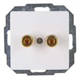 (A6) luidsprekerstekkerdoos HK05 serie kleur zuiver wit artnr:9215.0200.9 (A6) luidsprekerstekkerdoos HK05 serie kleur zuiver wit artnr:9215.0200.9