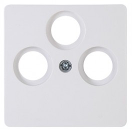 (A6) afdekplaatje voor t.v. /satteliet t.v. HK05 serie kleur zuiver wit artnr:3350.0200.7 (A6) afdekplaatje voor t.v. /satteliet t.v. HK05 serie kleur zuiver wit artnr:3350.0200.7