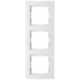 (A5) afdekraam drievoudig HK05 serie kleur zuiver wit artnr: 3086.0200.7 (A5) afdekraam drievoudig HK05 serie kleur zuiver wit artnr: 3086.0200.7