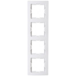 (A5) afdekraam viervoudig HK05 serie kleur zuiver wit artnr: 3087.0200.0 (A5) afdekraam viervoudig HK05 serie kleur zuiver wit artnr: 3087.0200.0