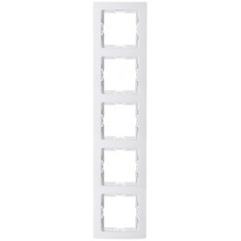 (A5) afdekraam vijfvoudig HK05 serie kleur zuiver wit artnr: 3083.0200.8 (A5) afdekraam vijfvoudig HK05 serie kleur zuiver wit artnr: 3083.0200.8