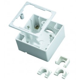 (A2) opbouwdoos enkel inbouwcomponent te plaatsen ingeval opbouw HK05 serie kleur zuiver wit artnr:3563.1300.9 (A2) opbouwdoos enkel inbouwcomponent te plaatsen ingeval opbouw HK05 serie kleur zuiver wit artnr:3563.1300.9