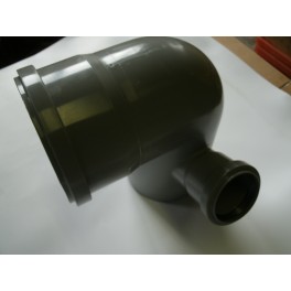 Nieuw!!BAMPI bocht 110 mm 90 gr met afvoeraansluiting 50mm rechts Nieuw!!BAMPI bocht 110 mm 90 gr met afvoeraansluiting 50mm rechts