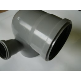 Nieuw!!BAMPI bocht 110 mm 90 gr met afvoeraansluiting 50mm links Nieuw!!BAMPI bocht 110 mm 90 gr met afvoeraansluiting 50mm links