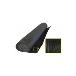 (B)Anti-slipmat met groeven rubber 10 mtr lengte , mtr breed ,geschikt voor hergebruik.art 52492 (B)Anti-slipmat met groeven rubber 10 mtr lengte , mtr breed ,geschikt voor hergebruik.art 52492