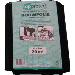(C)bouwfolie zware kwaliteit kleur zwart voor 20 m2 art 4142295 (C)bouwfolie zware kwaliteit kleur zwart voor 20 m2 art 4142295
