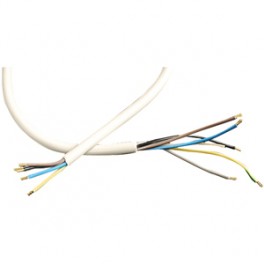 aansluitsnoer elektrisch koken wit 2mtr lengte 5 x 2,5 mm2 voorzien van aderhulsjes art 721000122 aansluitsnoer elektrisch koken wit 2mtr lengte 5 x 2,5 mm2 voorzien van aderhulsjes art 721000122