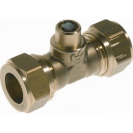 T-stuk knel15 mm met ontluchting voor o.a. c.v installaties art. 1121953 T-stuk knel15 mm met ontluchting voor o.a. c.v installaties art. 1121953