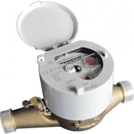 eenvoudige watermeter voor leidingdiameter 15/16 mm aansluiting "1" buitendraad art 4462909 eenvoudige watermeter voor leidingdiameter 15/16 mm aansluiting "1" buitendraad art 4462909