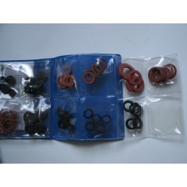 Mapje met 75 pakkingen- rubber/fiberringen allerlei maten art 3119109 Mapje met 75 pakkingen- rubber/fiberringen allerlei maten art 3119109