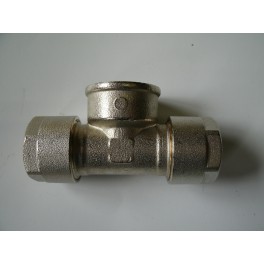 Eurokono T-stuk 20mm x 3/4 binnendraad x 20mm art.nr :88.04.655 Eurokono T-stuk 20mm x 3/4 binnendraad x 20mm art.nr :88.04.655