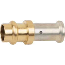 (A2)Overgangsperskoppeling van kopere buis 15 mm naar meerlagenbuis 16 mm art.3985850 (A2)Overgangsperskoppeling van kopere buis 15 mm naar meerlagenbuis 16 mm art.3985850