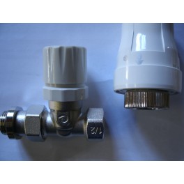 (F)Radiatorthermostaatkraan compleet als set met knop art 88.21.313 + 88.21.400 (F)Radiatorthermostaatkraan compleet als set met knop art 88.21.313 + 88.21.400