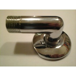 Chrome knie met rozet 1/2 om aansluitingen voordelig haaks te bevestigen o.a. doucheslang art F040CR001 Chrome knie met rozet 1/2 om aansluitingen voordelig haaks te bevestigen o.a. doucheslang art F040CR001