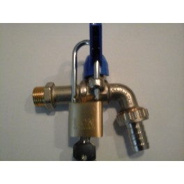 Tapkraan met hangslot en 2 sleuteltjes art : 805001672 Tapkraan met hangslot en 2 sleuteltjes art : 805001672