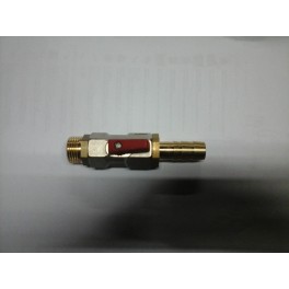 Kogel-Aftapkraan Rood Warm water/Aanvoer c.v. naar 1/2 buitendraad met slangtule 13 mm Kogel-Aftapkraan Rood Warm water/Aanvoer c.v. naar 1/2 buitendraad met slangtule 13 mm