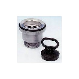 (L)Losse wastafelplug " 1 1/2 " duims merk Lira met losse rubber stop art 1911.005 (L)Losse wastafelplug " 1 1/2 " duims merk Lira met losse rubber stop art 1911.005