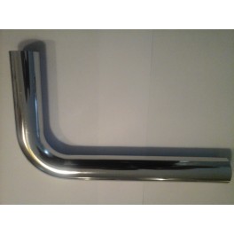(K)Chrome losse bocht 32 mm 90 graden lengte 15 cm x 25 cm art F304CR009 (K)Chrome losse bocht 32 mm 90 graden lengte 15 cm x 25 cm art F304CR009