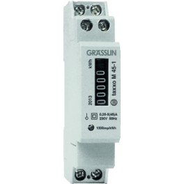 Analoge Kwh -uur meter geschikt voor Din-rail montage art 9078235 Analoge Kwh -uur meter geschikt voor Din-rail montage art 9078235