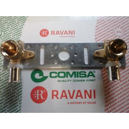 (D6) Comisa muurplaatbeugelset pers samengesteld met ondiepe muurplaten 16mmx 39 mm hoogte voor o.a mengkraan hart op hart (D6) Comisa muurplaatbeugelset pers samengesteld met ondiepe muurplaten 16mmx 39 mm hoogte voor o.a mengkraan hart op hart