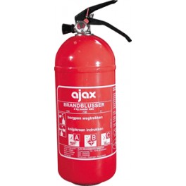 Brandpoederblusser met keurmerk , handzaam 2 kg met ophangbeugel art 3168317 Brandpoederblusser met keurmerk , handzaam 2 kg met ophangbeugel art 3168317