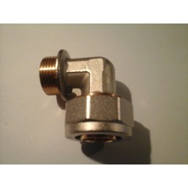 Eurokono kniekoppeling 32 mm x " 1" buitendraad art.nr: 88.04.185 Eurokono kniekoppeling 32 mm x " 1" buitendraad art.nr: 88.04.185
