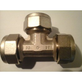 Eurokono T-stuk 32 mm x 32 mm x 32mmm art 88.04.53/88.01.7802 Eurokono T-stuk 32 mm x 32 mm x 32mmm art 88.04.53/88.01.7802
