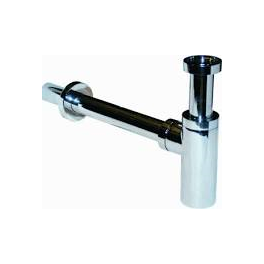 (K) Chrome buissifonset Combi " 1 1/4" buis messing zwaar verchroomd (K) Chrome buissifonset Combi " 1 1/4" buis messing zwaar verchroomd