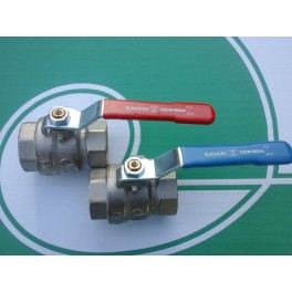 Kogelstopkraan voor water/c.v. 2 x 3/4 binnendraad met hendel blauw art 41.31.684 Kogelstopkraan voor water/c.v. 2 x 3/4 binnendraad met hendel blauw art 41.31.684