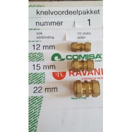 Voordeelpakket knelkoppelingen nr 1 Levertijd zie info. Voordeelpakket knelkoppelingen nr 1 Levertijd zie info.