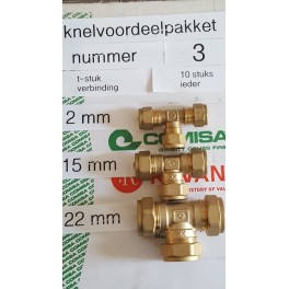 Voordeelpakket knelkoppelingen nr 3 Levertijd zie info. Voordeelpakket knelkoppelingen nr 3 Levertijd zie info.