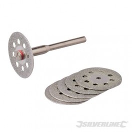 Extra setje Diamant slijpschijfjes voor multitool mini- slijper art 719813 Extra setje Diamant slijpschijfjes voor multitool mini- slijper art 719813