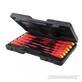 11 delige geisoleerde schroevedraaier-set soft -grip voor elekrawerkzaamheden art 918535 11 delige geisoleerde schroevedraaier-set soft -grip voor elekrawerkzaamheden art 918535