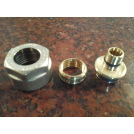 (A) Koppelingsetje voor eurokonokoppeling met 3/4 moer 20 x buisdikte 2.5 mm art 88.03.140 (A) Koppelingsetje voor eurokonokoppeling met 3/4 moer 20 x buisdikte 2.5 mm art 88.03.140