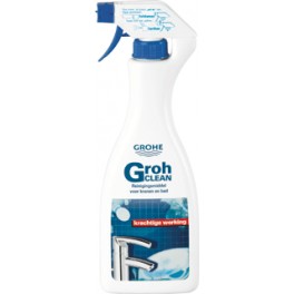 Grohe clean sprayflacon voor extra krachtige kalkreiniging van uw kranen of kunststof santair art 4691333 Grohe clean sprayflacon voor extra krachtige kalkreiniging van uw kranen of kunststof santair art 4691333