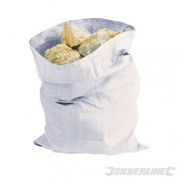 Koopje !Pak Gevlochten PVC Puinzakken breed model 90 cm x 60 cm PER 5 ST VERPAKT art 633761 Koopje !Pak Gevlochten PVC Puinzakken breed model 90 cm x 60 cm PER 5 ST VERPAKT art 633761