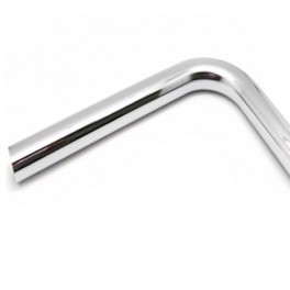 (K)Chrome losse bocht 32 mm 90 graden lengte 30 cm x 70 cm art 79.7005 (K)Chrome losse bocht 32 mm 90 graden lengte 30 cm x 70 cm art 79.7005