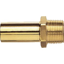 Puntstuk 1/2 duims x 15 mm buiseinde geschikt voor o.a. overkoppeling van inbouw naar opbouwmengkraan art 8869566 Puntstuk 1/2 duims x 15 mm buiseinde geschikt voor o.a. overkoppeling van inbouw naar opbouwmengkraan art 8869566