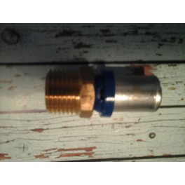 (H1) Handyman Extra Profit persverbinding Th-systeem 16 mm x 1/2 buitendraad (H1) Handyman Extra Profit persverbinding Th-systeem 16 mm x 1/2 buitendraad