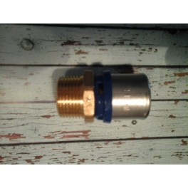 (H4) Handyman Extra Profit persverbinding Th-systeem 26 mm x 3/4 buitendraad (H4) Handyman Extra Profit persverbinding Th-systeem 26 mm x 3/4 buitendraad
