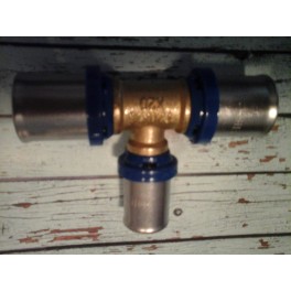 (K2) Handyman Extra Profit pers T-stuk wisselende maat Th-systeem 26mm x 16 mm x 26 mm (K2) Handyman Extra Profit pers T-stuk wisselende maat Th-systeem 26mm x 16 mm x 26 mm