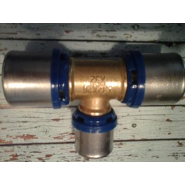 (K5) Handyman Extra Profit pers T-stuk wisselende maat Th-systeem 32 mm x 20 mm x 32 mm (K5) Handyman Extra Profit pers T-stuk wisselende maat Th-systeem 32 mm x 20 mm x 32 mm
