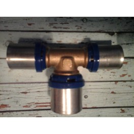 (K7) Handyman Extra Profit pers T-stuk wisselende maat Th-systeem 20 mm x 26 mm x 20 mm (K7) Handyman Extra Profit pers T-stuk wisselende maat Th-systeem 20 mm x 26 mm x 20 mm