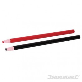Tegelgereedschap: Koopje!! 2 tegelpotloden rood en zwart om porceleinen tegels en glas af te tekenen art 508410 Tegelgereedschap: Koopje!! 2 tegelpotloden rood en zwart om porceleinen tegels en glas af te tekenen art 508410