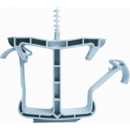 (B9) Nieuw!! Dubbelv Clipzadel 8.5 cm x 9.6 cm voor bevestigen meerlagenb/data/electra/kabels art 3126950 (B9) Nieuw!! Dubbelv Clipzadel 8.5 cm x 9.6 cm voor bevestigen meerlagenb/data/electra/kabels art 3126950