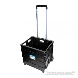 inklapbaar materiaal-krat op stevige rubbere wielentjes met uitschuifbaar/inklapbaar handvat draagkracht max 25 kg art 633400 inklapbaar materiaal-krat op stevige rubbere wielentjes met uitschuifbaar/inklapbaar handvat draagkracht max 25 kg art 633400