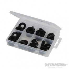 Kleine assortidoos met de meest gangbare maten rubbere afsluitringen art 961227 Kleine assortidoos met de meest gangbare maten rubbere afsluitringen art 961227