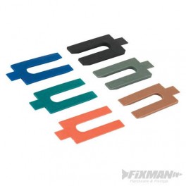 Plastic stelstrookjes set 100 st assorti maten 1mm tm 6 mm dikte art 633499 Plastic stelstrookjes set 100 st assorti maten 1mm tm 6 mm dikte art 633499