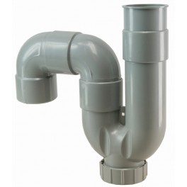 PVC lijmsifon met ontstopdop 40 mm art 729228 PVC lijmsifon met ontstopdop 40 mm art 729228